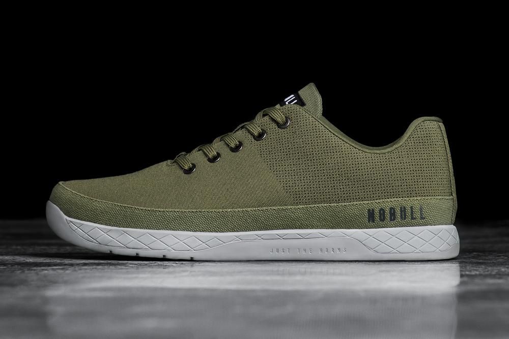 Trainers NOBULL Homme Vert - Chaussures NOBULL Moss Canvas,France (9853-AEYTF)